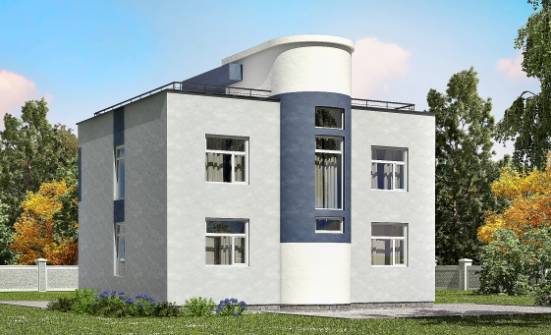 180-005-П Проект двухэтажного дома, просторный загородный дом из твинблока Буйнакск | Проекты домов от House Expert
