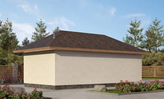 040-001-П Проект гаража из поризованных блоков Хасавюрт | Проекты одноэтажных домов от House Expert