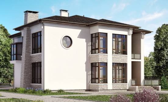 300-005-П Проект двухэтажного дома, современный дом из кирпича Избербаш | Проекты домов от House Expert