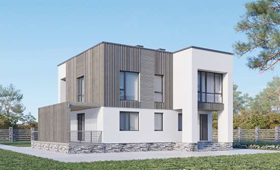 150-017-П Проект двухэтажного дома, бюджетный дом из газобетона Буйнакск | Проекты домов от House Expert