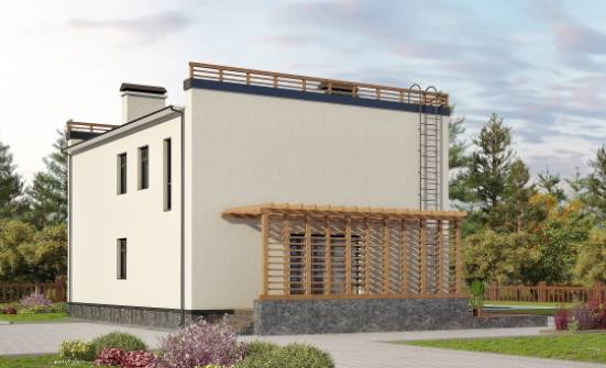 215-002-Л Проект двухэтажного дома, классический дом из твинблока Каспийск | Проекты домов от House Expert