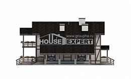 250-002-Л Проект двухэтажного дома мансардный этаж, гараж, уютный загородный дом из кирпича Кизляр, House Expert