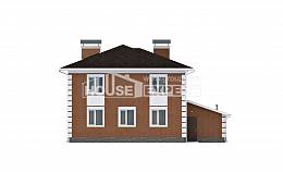 220-004-Л Проект двухэтажного дома, гараж, современный загородный дом из кирпича Буйнакск, House Expert