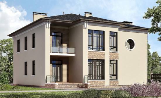 300-005-Л Проект двухэтажного дома, огромный домик из кирпича Кизляр | Проекты домов от House Expert