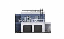 180-012-Л Проект двухэтажного дома, гараж, простой загородный дом из кирпича Каспийск, House Expert