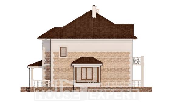 220-008-П Проект двухэтажного дома, средний загородный дом из кирпича Избербаш, House Expert