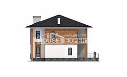 180-015-П Проект двухэтажного дома, простой коттедж из газобетона Избербаш, House Expert