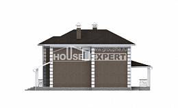 185-002-П Проект двухэтажного дома, небольшой домик из газосиликатных блоков Махачкала, House Expert