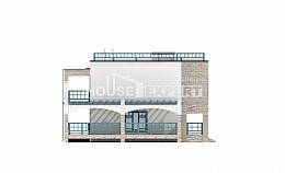 150-010-П Проект двухэтажного дома, красивый коттедж из кирпича Хасавюрт, House Expert