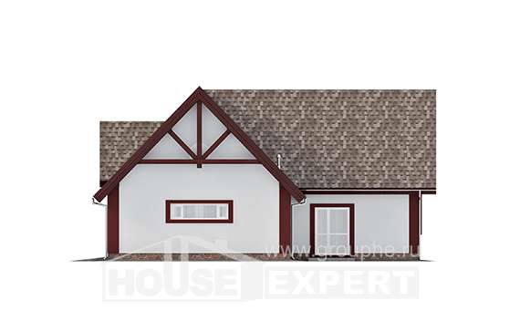 145-002-Л Проект гаража из газобетона Кизилюрт, House Expert